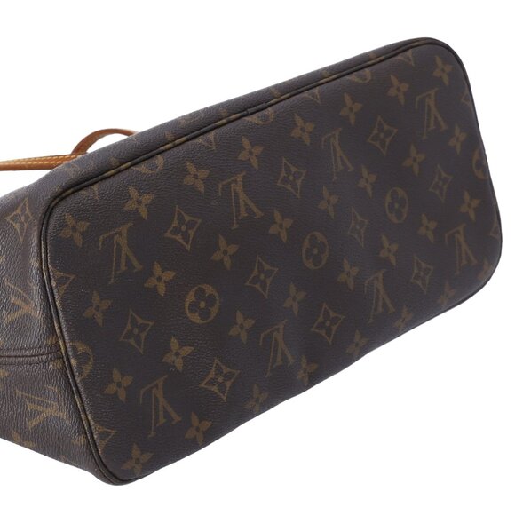 Louis Vuitton Neverfull MM Monogram Tote Bag M40156 Brown Canvas - Picture 8 of 11